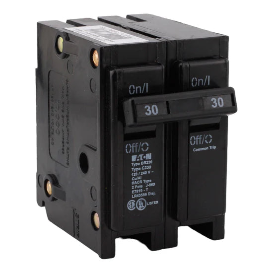 Eaton BRHH2100 100A 2-Pole Thermal-Magnetic Circuit Breaker – Plug-In – 120/240V