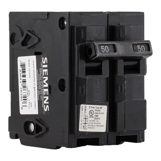 Siemens Q250S 50A 2P Non-Automatic Switch – Plug-In – 120/240V