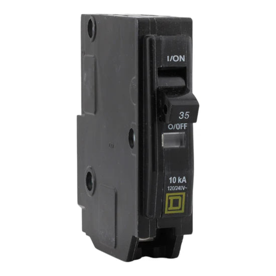 Square D QO135 35A 1-Pole Miniature Circuit Breaker – Plug-In – 120/240VAC
