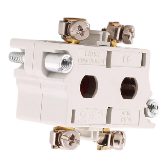 Eaton 10250T3 30.5mm 2NC Pushbutton Contact Block – Stackable – Heavy-Duty