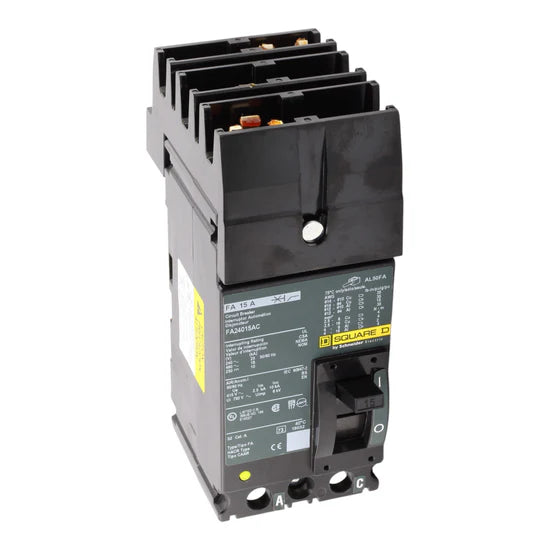 Square D FA24015AC 15A 2-Pole Thermal-Magnetic – I-Line – 480V