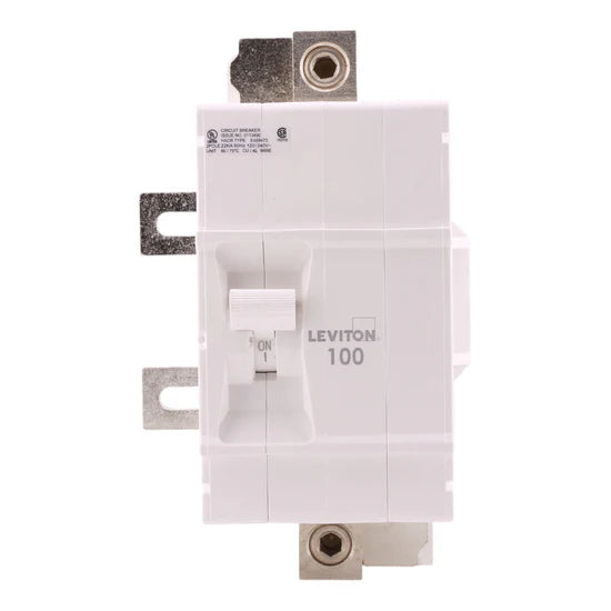 Leviton Leviton LM100 100A 2-Pole Hydraulic Magnetic Main Breaker – Plug-In – 120/240V