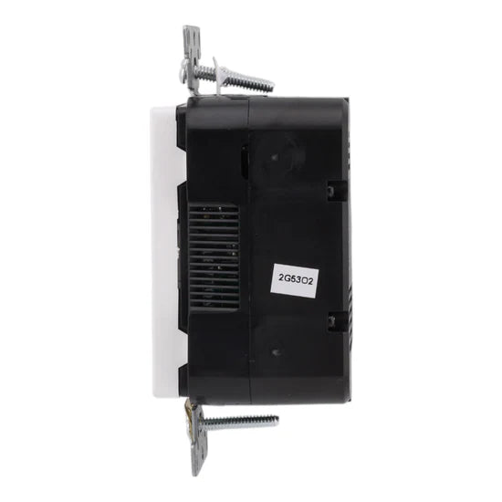 Leviton T5632-SW 15A Duplex Receptacle with USB Charger – Decora Mount – 125V