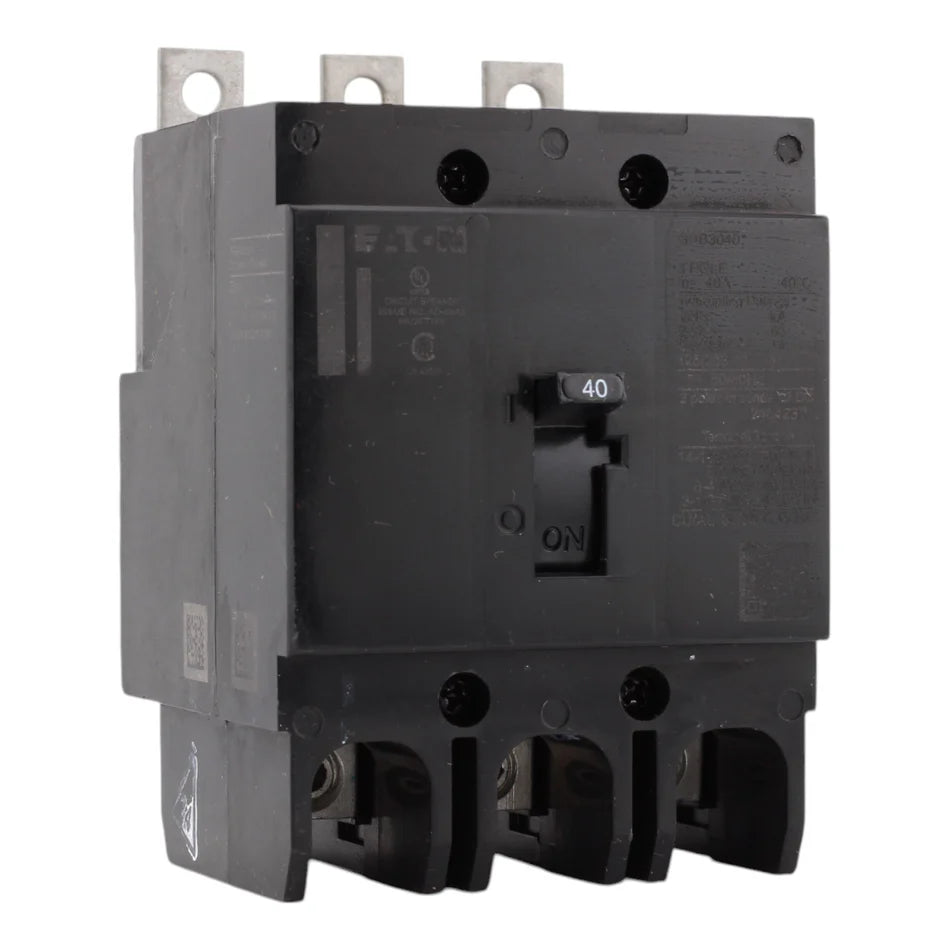 Eaton GHB3040 40 Amp Molded Case Circuit Breaker – 3-Pole – Fixed Thermal Magnetic