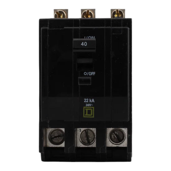 Square D QOB340VH 40A 3-Pole Standard – Bolt-On – 120/240V
