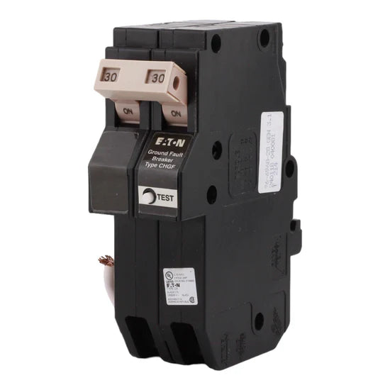Eaton CHN230GF 30A 2-Pole GFCI Circuit Breaker – Pigtail Neutral – 120/240V AC