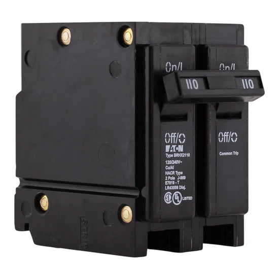 Eaton BRHX2110 110A 2-Pole Thermal-Magnetic – Quicklag – 120/240V