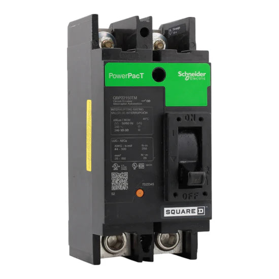 Schneider Electric QDL22175 175 Amp 2-Pole Thermal-Magnetic Circuit Breaker – Unit Mount Lug – 240V