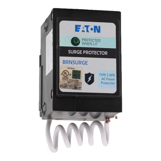 Eaton BRNSURGE Whole House Surge Protector – Type 2 SPD – Plug-On – 120/240V