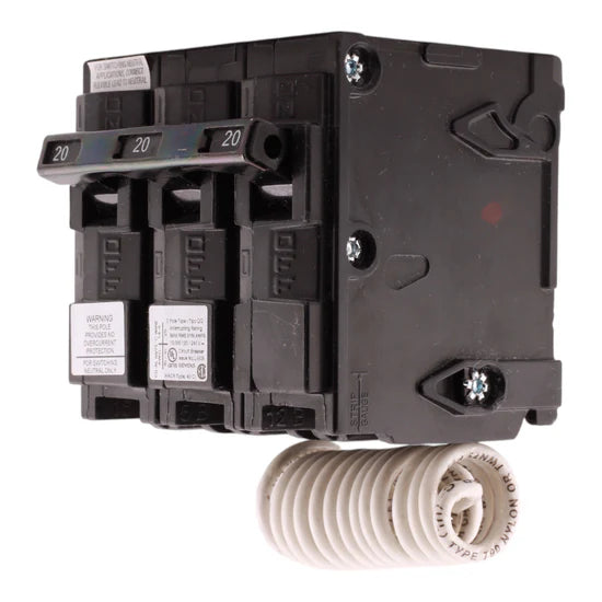 Siemens QG320 20A 3-Pole Switching Neutral Breaker – Plug-In – 120/240V