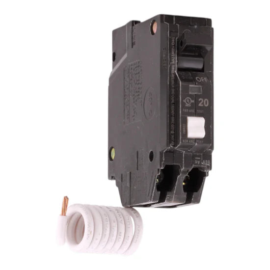 GE THHQL1120AF2 20A 1-Pole AFCI Circuit Breaker – Plug-In – 120/240V