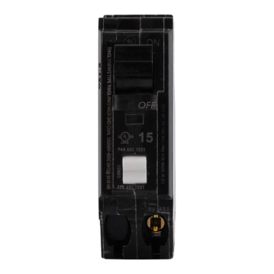 GE Q-Line THHQL1115PAF2 15A 1-Pole AFCI Arc Fault Circuit Breaker – Plug-On Neutral – 120V
