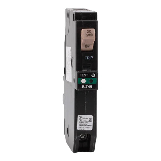 Eaton CHFP120AF 20A 1-Pole AFCI Circuit Breaker – Plug-On Neutral – 120V AC