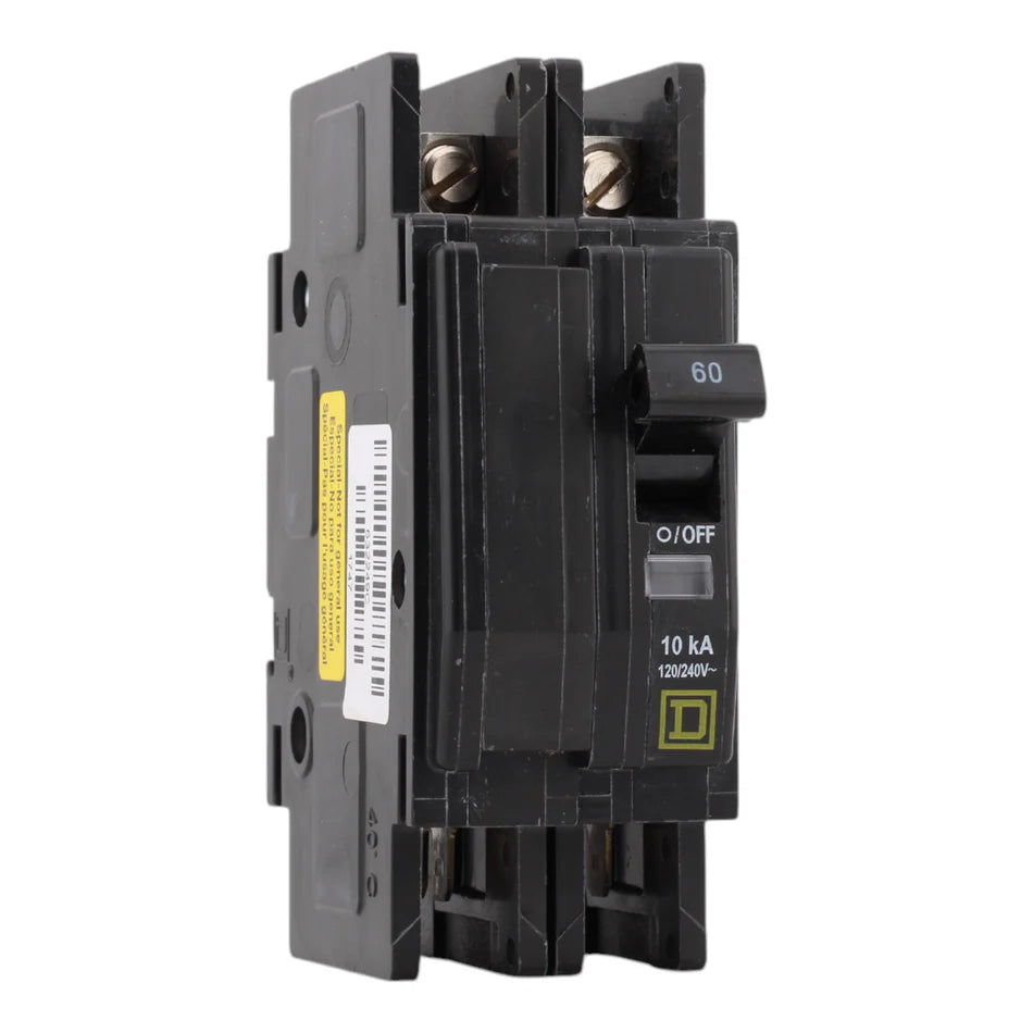 Square D QOUQ260RP 60 Amp Two-Pole Standard Circuit Breaker – Unit Mount – 120/240V