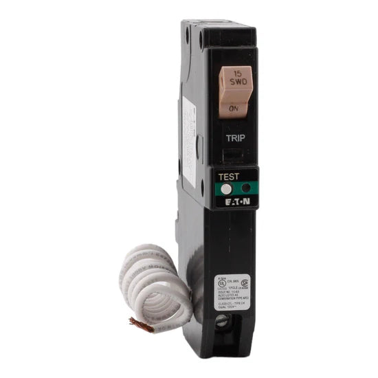Eaton CHFCAF115 15A 1-Pole AFCI Circuit Breaker – Plug-In (Pigtail Neutral) – 120/240V