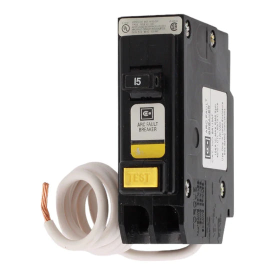 Eaton BR115AF 15A 1-Pole AFCI Circuit Breaker – Plug-On – 120/240V