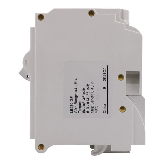 Leviton LB230-GF: 30A 2P 120/240V GFCI Plug-On Neutral Circuit Breaker