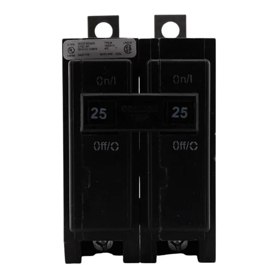 Eaton BAB2025 25A 2-Pole Thermal-Magnetic – Bolt-On – 120/240V