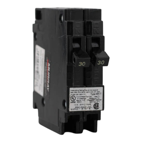 Murray MP3030 30A 1-Pole Duplex Circuit Breaker – Plug-In – 120V