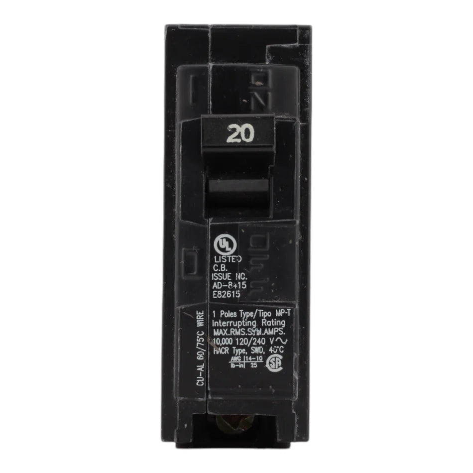 Murray MP120 20A 120V 1-Pole Thermal Magnetic Circuit Breaker – Type MP-T