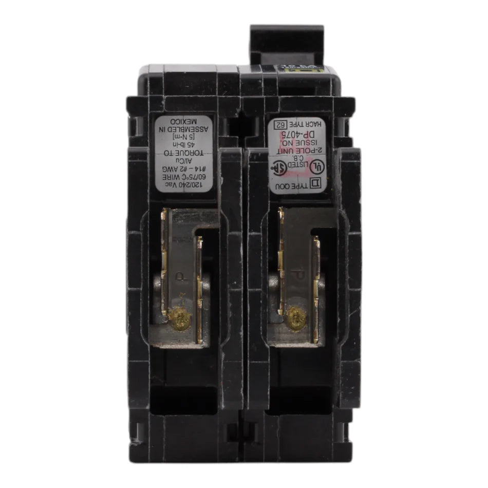 Square D QOUQ260RP 60 Amp Two-Pole Standard Circuit Breaker – Unit Mount – 120/240V