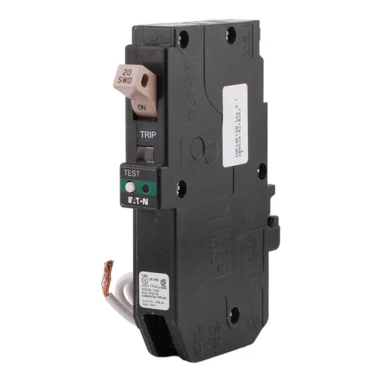 Eaton CHFCAF120 20A 1-Pole Combination AFCI Arc Fault Circuit Breaker – Pigtail – 120/240V