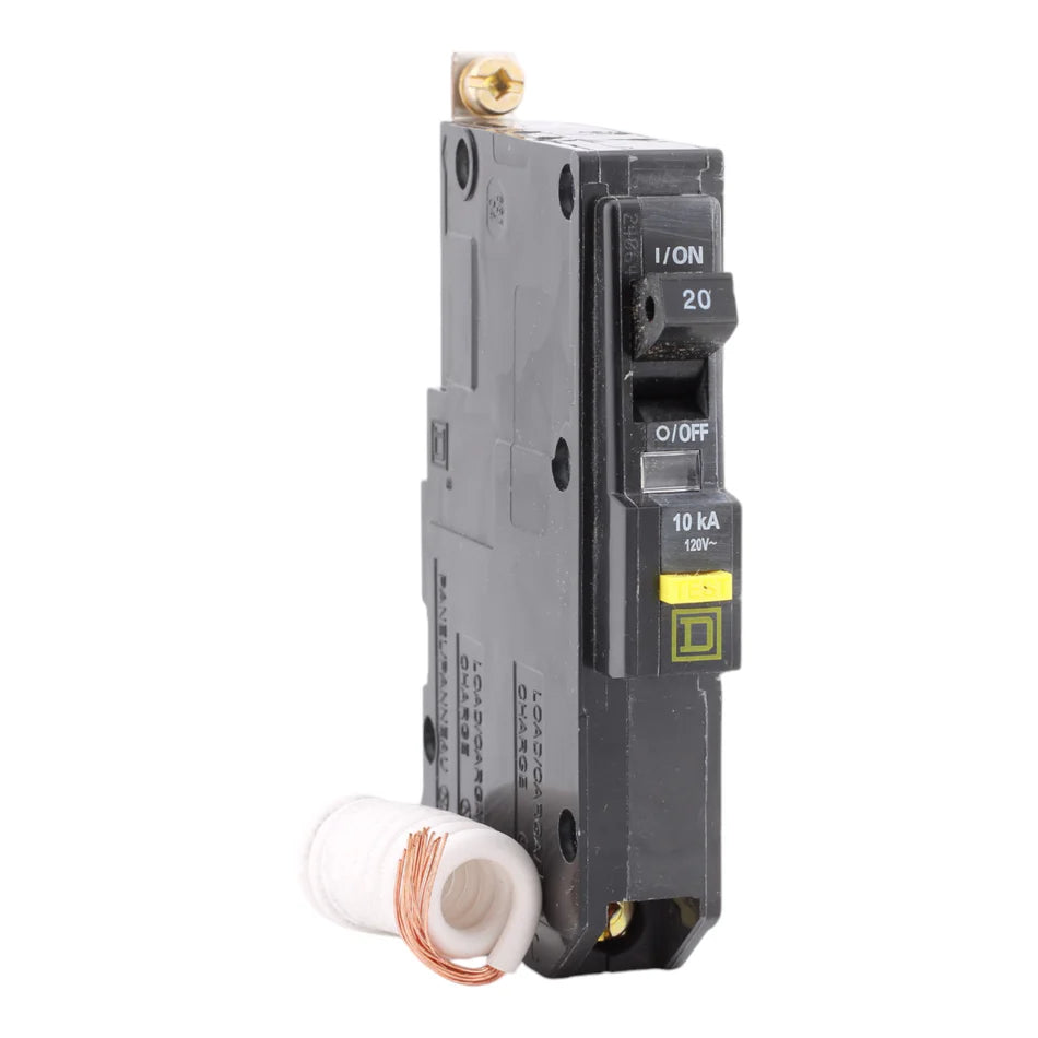 Square D QOB120GFI 20 Amp Single-Pole GFCI Circuit Breaker – Bolt-On – 120V