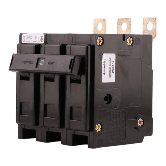 Eaton BAB3040H 40A 3-Pole Thermal-Magnetic Breaker – Bolt-On – 240V