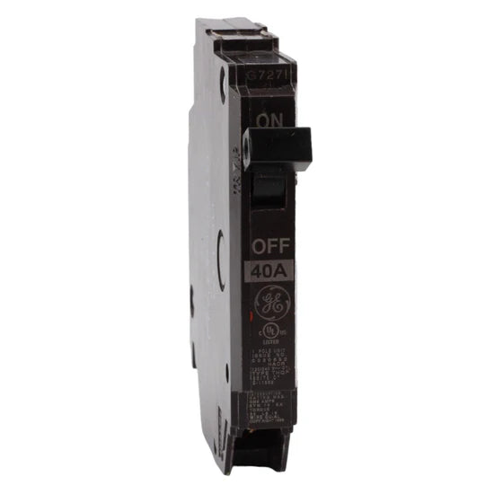 GE THQP140 40A 1-Pole Thermal-Magnetic Circuit Breaker – Plug-In – 120/240V