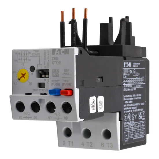 Eaton XTOE020BCS 4-20A Electronic Overload Relay – Direct Mount – 45mm