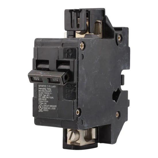 Siemens EQ8681 100 Amp 2-Pole Thermal-Magnetic Main Circuit Breaker – Bolt-On – 120/240V