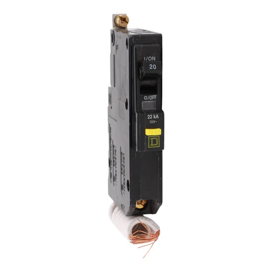 Square D QOB120VHGFI 20A 1-Pole GFCI Circuit Breaker – Bolt-On – 120V