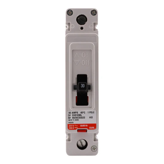Eaton EHD1030L 30A 1P Molded Case Circuit Breaker – Series C F-Frame