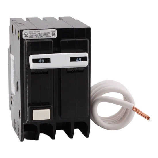 Eaton GFTCB245 45A 2-Pole GFCI Circuit Breaker – Plug-On Neutral – 120/240V