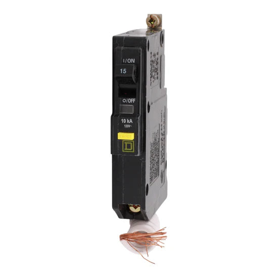 Square D QOB115GFI 15A 1-Pole GFCI Circuit Breaker – Bolt-On – 120V