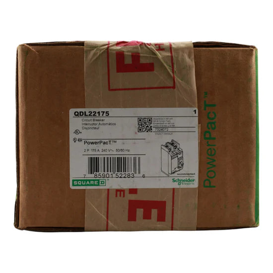 Schneider Electric QDL22175 175 Amp 2-Pole Thermal-Magnetic Circuit Breaker – Unit Mount Lug – 240V