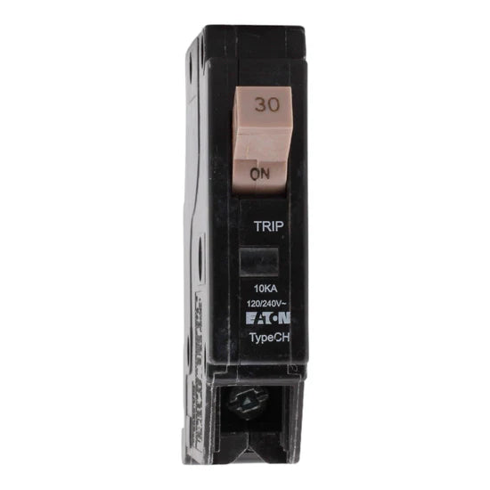 Eaton CHF130 30A 1-Pole Standard Circuit Breaker – Plug-On – 120/240V