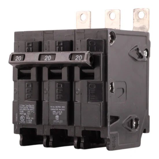 Siemens B320 20A 3-Pole Thermal Magnetic Breaker – Plug-In – 240V