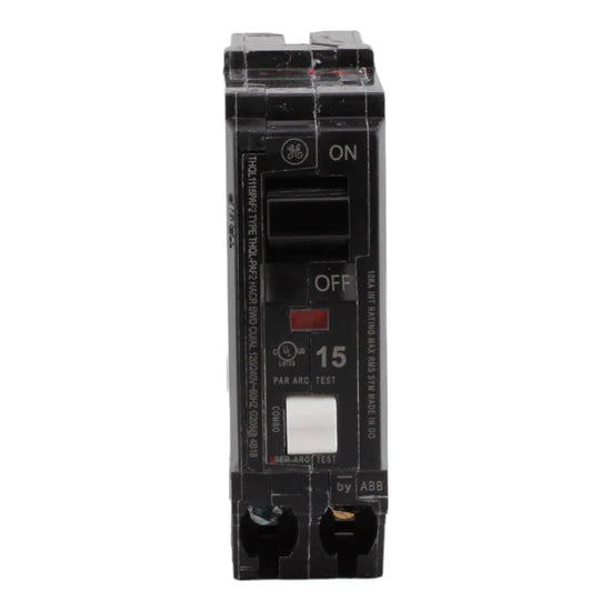 GE THQL1115PAF2 15A 1-Pole AFCI Circuit Breaker – Plug-In – 120V