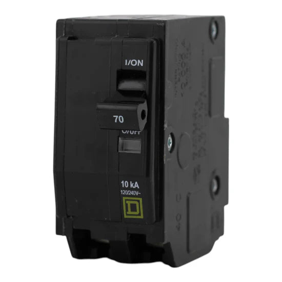 Square D QO270 70A 2-Pole Standard Circuit Breaker – Plug-In – 120/240V