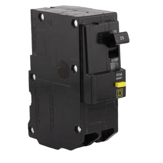 Square D QO225GFI 25A 2-Pole GFCI Circuit Breaker – Plug-On – 120/240V