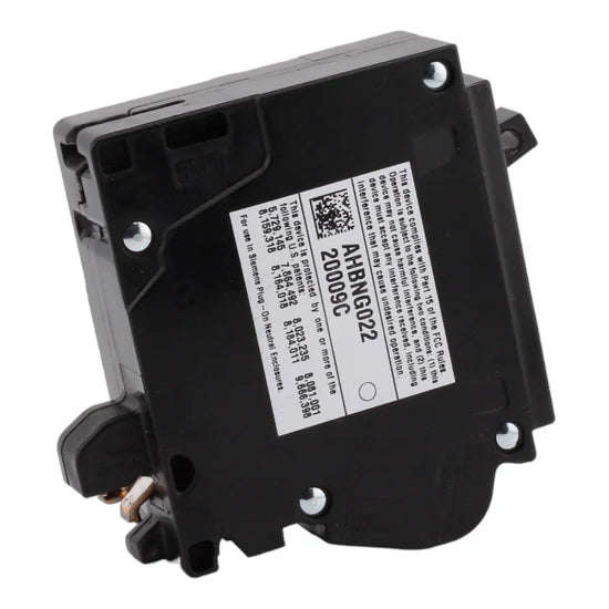 Siemens Q115DFN 15A 1-Pole Dual Function Circuit Breaker – Plug-On Neutral – 120V