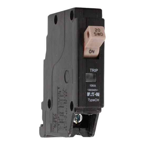Eaton CHF120 20A 1-Pole Standard Circuit Breaker – Plug-In – 120/240V