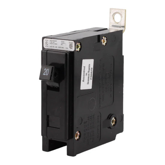 Eaton BAB1020 20A 1-Pole Thermal Magnetic Circuit Breaker – Bolt-On – 120/240V
