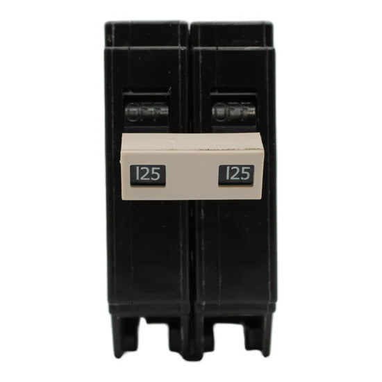 Eaton CH2125 125A 2-Pole Thermal-Magnetic Circuit Breaker – Plug-On – 120/240V