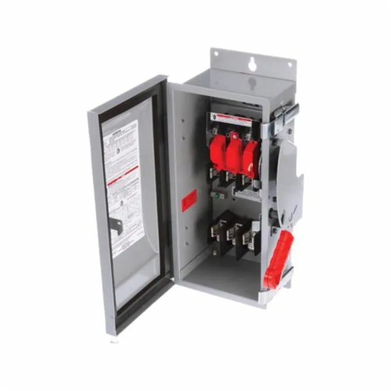 Siemens HF361J Safety Switch – VBII Series – 30A – 3 Pole – 600VAC – Heavy Duty Fusible Disconnect – NEMA 12 Industrial Enclosure