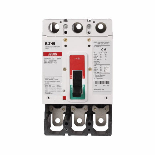 JGS3125FAG - Cutler Hammer Feed-Thru 600V 125A 3 pole circuit breaker 35kA@480V