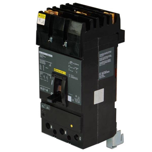 Square D KC34200 – 200A 480VAC 3‑Pole I‑Line Molded Case Circuit Breaker, KC Frame, Thermal Magnetic, 100kA @240V / 65kA @480V