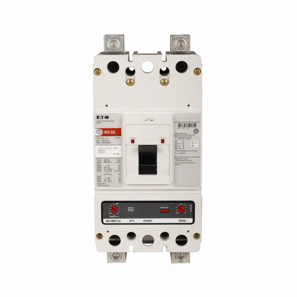 Eaton - KDB2150W - 2P 480V 35kA - Molded Case Circuit Breaker