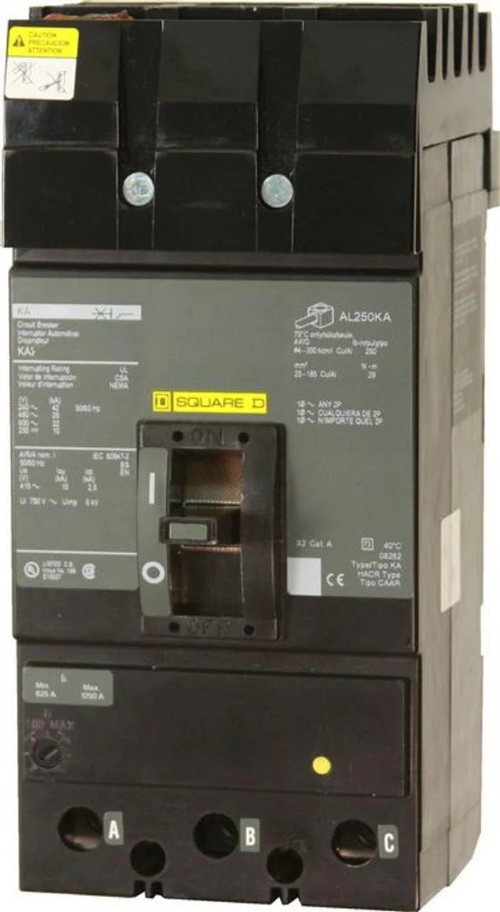 KDL32100 - Square D - 100 Amp Molded Case Circuit Breaker